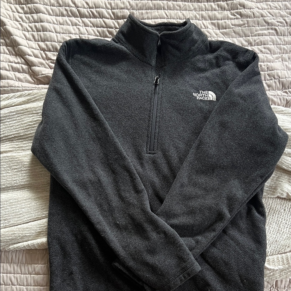 The North Face Men's Charcoal Zip-Up Sweater